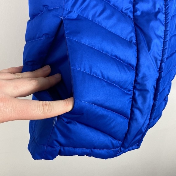 Talbots Blue Quilted Down Vest Size P - Picture 6 of 14